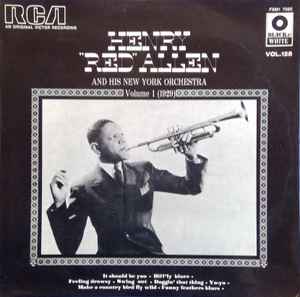 Volume 1 (1929) - Henry "Red" Allen And His New York Orchestra