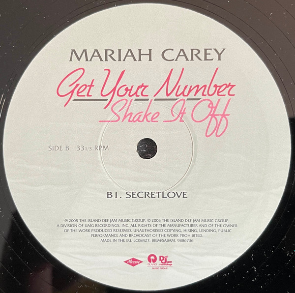 Mariah Carey - Get Your Number / Shake It Off | Island Def Jam Music Group (9886736) - 4