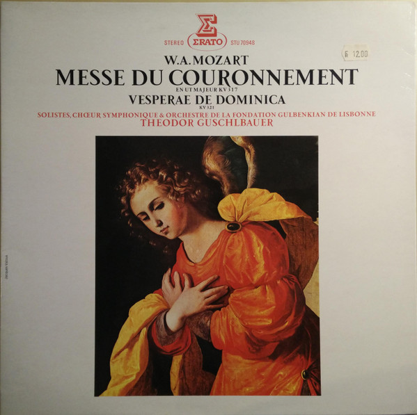 télécharger l'album WA Mozart Orchestre De La Fondation Gulbenkian De Lisbonne, Solistes Et Chœur Symphonique De La Fondation Gulbenkian De Lisbonne, Theodor Guschlbauer - Messe Du Couronnement Vesperae De Dominica