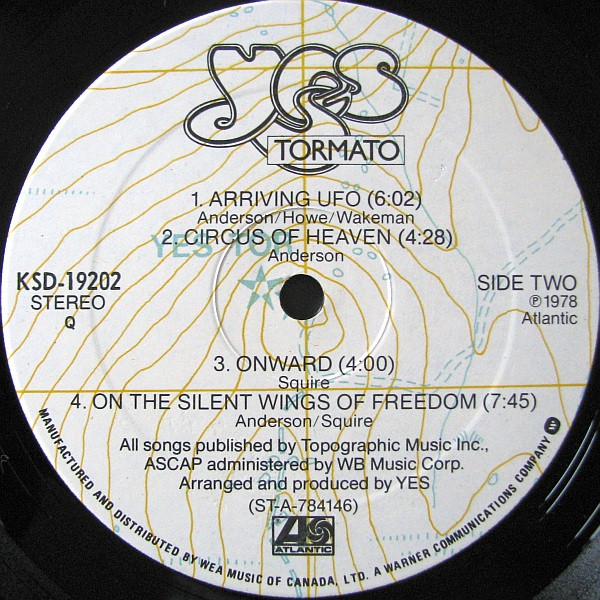 Yes - Tormato | Atlantic (KSD-19202) - 4