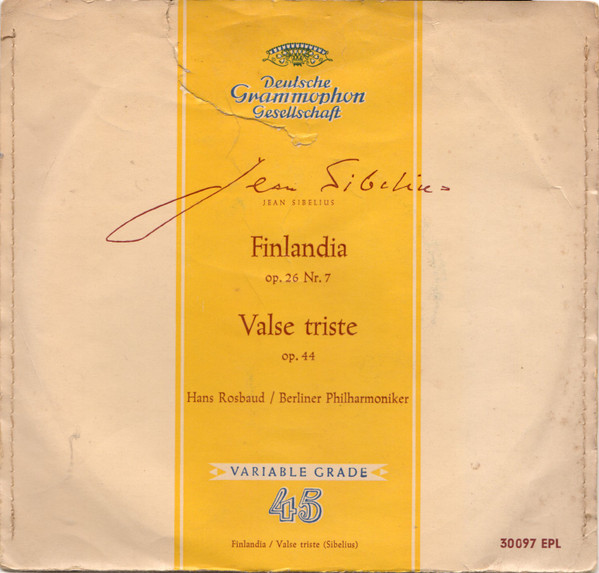 Jean Sibelius, Hans Rosbaud / Berliner Philharmoniker