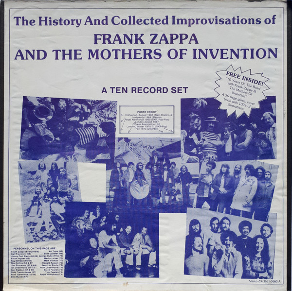 Frank Zappa And The The Mothers Of Invention – The History And