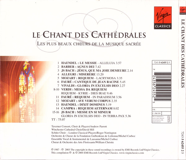 ladda ner album Various - Le Chant Des Cathédrales Les Plus Beaux Choeurs De La Musique Sacrée