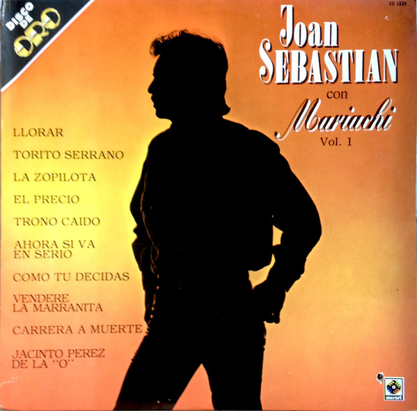 Joan Sebastian – Con Mariachi Vol. 1 (1990, Vinyl) - Discogs