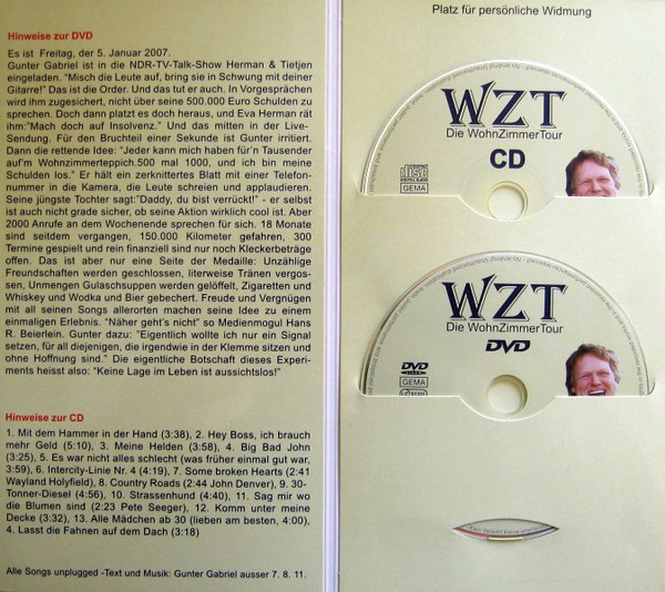 lataa albumi Gunter Gabriel - WZT Die WohnZimmerTour
