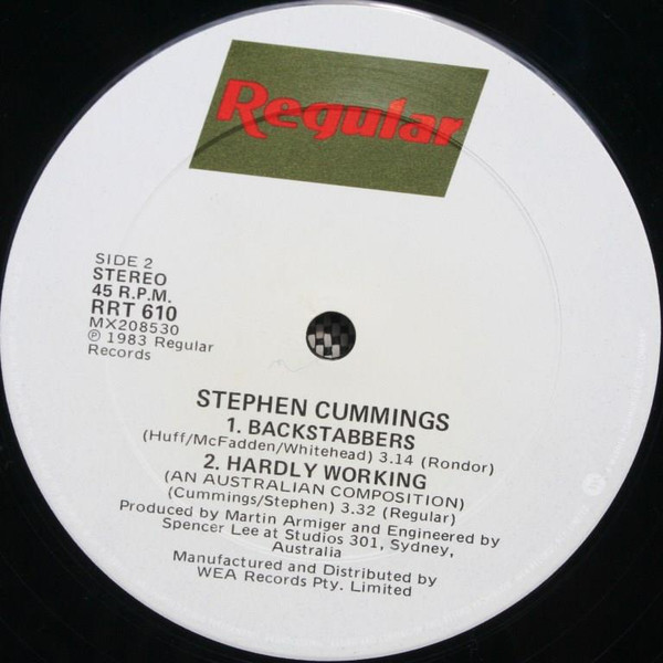 télécharger l'album Stephen Cummings - Backstabbers Extended Dance Mix