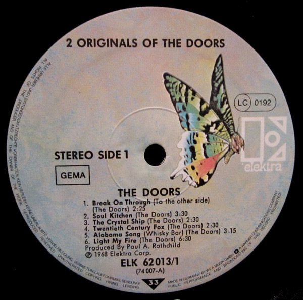 last ned album The Doors - 2 Originals Of The Doors