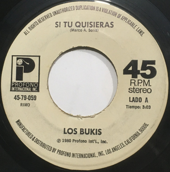 Los Bukis - Si Tu Quisieras