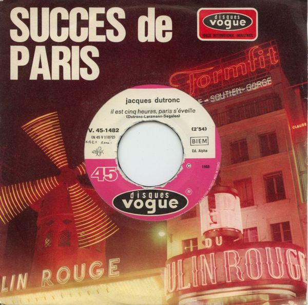 télécharger l'album Jacques Dutronc - Il Est Cinq Heures Paris SÉveille LAugmentation