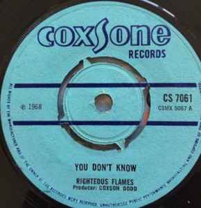 The Righteous Flames - You Don't Know / Summertime  album cover