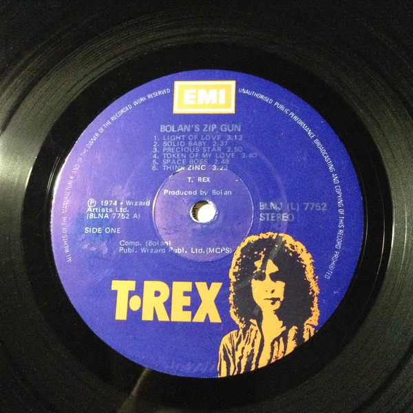 T. Rex - Bolan's Zip Gun | Releases | Discogs