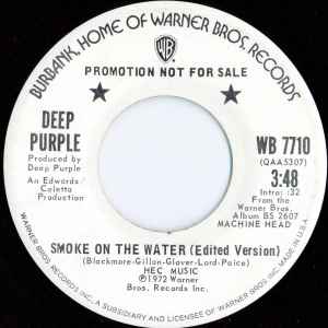 Deep Purple – Smoke On The Water (1973, Vinyl) - Discogs