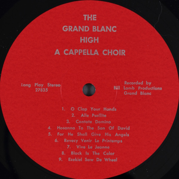 ladda ner album Grand Blanc High School Acapella Choir - Grand Blanc High School Acapella Choir