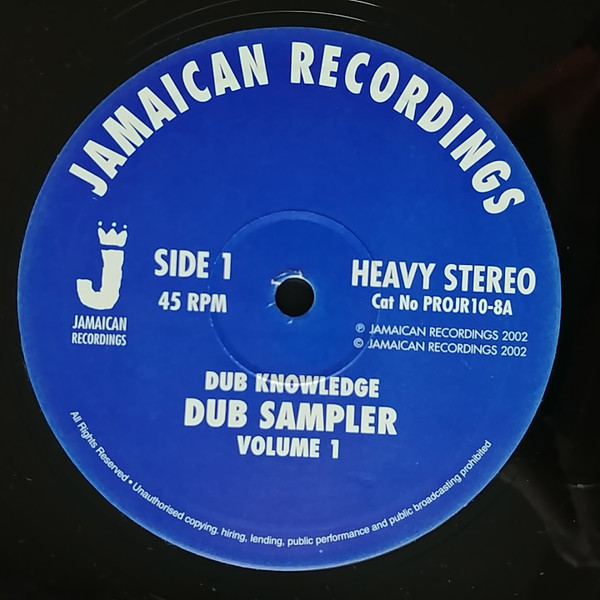 Dub Sampler Volume 1 (2002, Vinyl) - Discogs