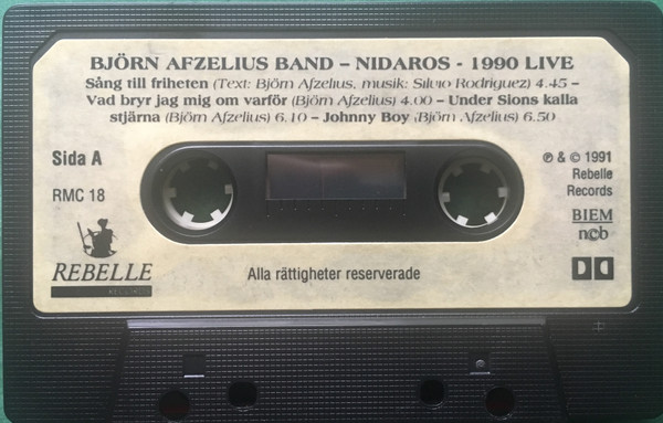 ladda ner album Björn Afzelius - Nidaros 1990 Live
