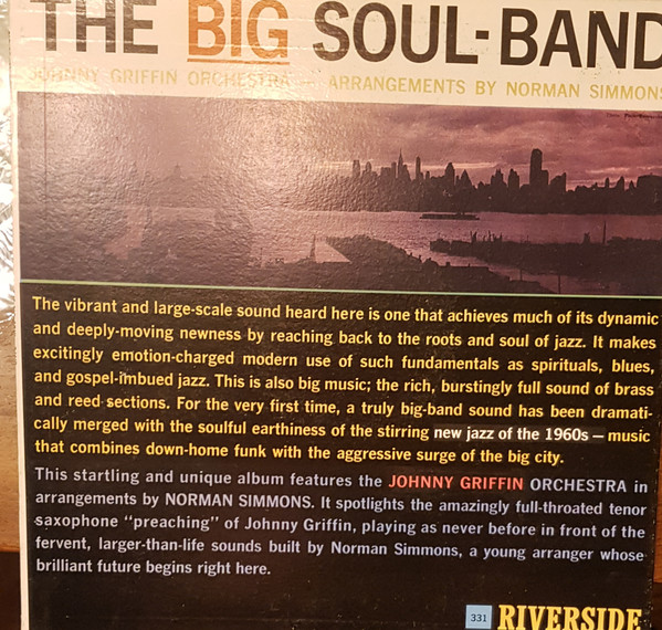 Johnny Griffin Orchestra – The Big Soul-Band (1960, Vinyl) - Discogs