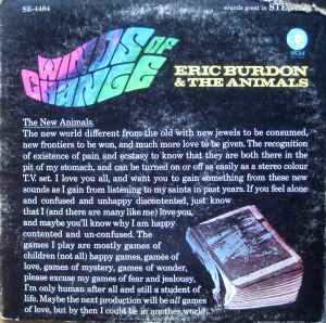 Eric Burdon & The Animals - Winds Of Change album cover