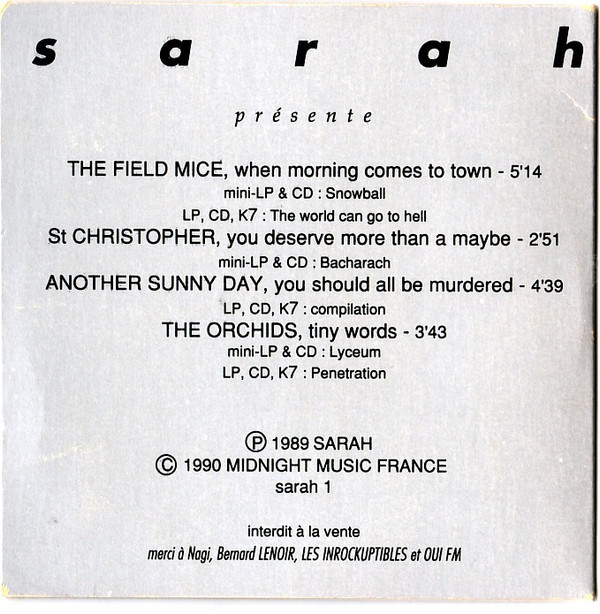 descargar álbum Various - Sarah Bands