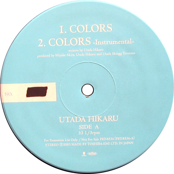Utada Hikaru – Colors / Simple And Clean (2003, Vinyl) - Discogs