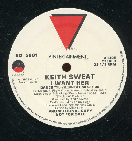 Keith Sweat – I Want Her (1987, Vinyl) - Discogs