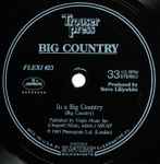 Cover of In A Big Country, 1983, Flexi-disc
