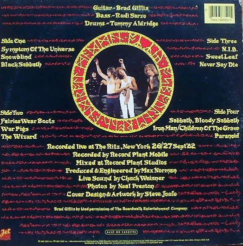 Ozzy Osbourne - Speak Of The Devil (2LP) [Vinyl] | Jet Records (KZ2 38350) - 3