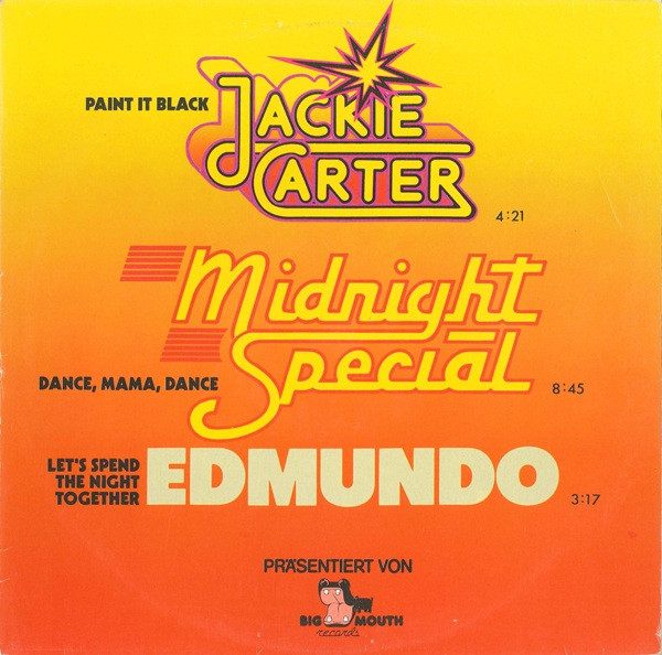 lataa albumi Jackie Carter Midnight Special Edmundo - Paint It Black Dance Mama Dance Lets Spend The Night Together