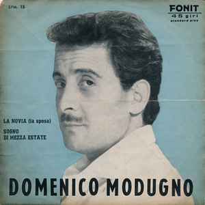 La Sposa -Vinile 45 Giri 7" ITALIA 1961 No Cover Domenico Modugno ‎– La Novia 