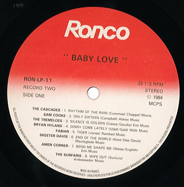 Album herunterladen Various - Baby Love 32 Rockin Great Tracks Lemon Popsicle 5