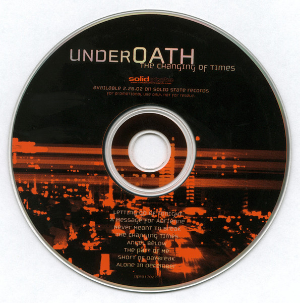 Underoath – The Changing Of Times (2012, Gold Transparent, 180