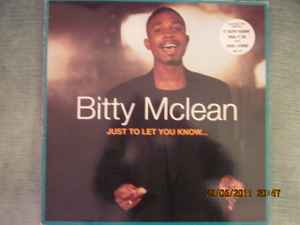 Bitty Mclean – Just To Let You Know... (1993, Vinyl) - Discogs