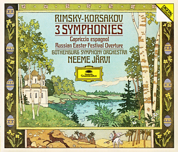 Rimsky-Korsakov, Gothenburg Symphony Orchestra, Neeme Järvi – 3 Symphonies  / Capriccio Espagnol / Russian Easter Festival Overture (1988, CD) - Discogs