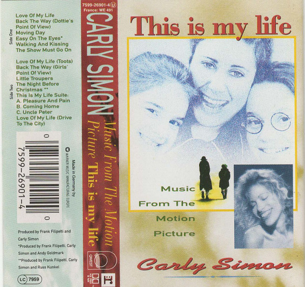 Carly Simon - This Is My Life - Music From The Motion Picture