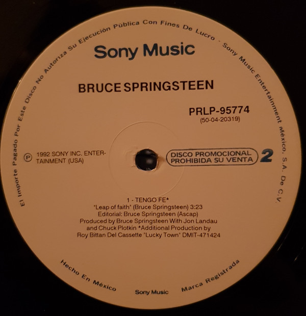 télécharger l'album Bruce Springsteen - Tengo Fe
