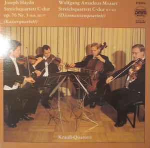 Das Krauß-Quartett - Streichquartett C-dur Op. 76 Nr. 3 Hob. Ill:77 (Kaiserquartett) / Streichquartett C-dur Kv 465 (Dissonanzenquartett) Album-Cover