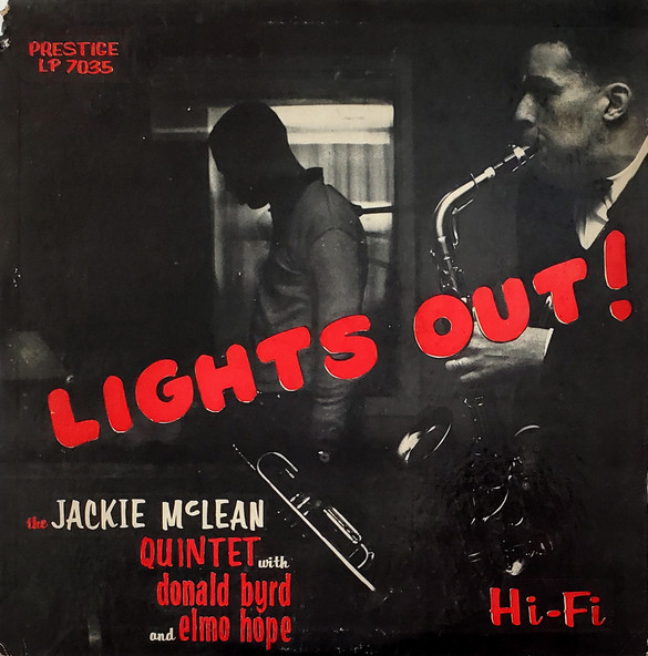 所々にチリパチノイズありジャズレコード JACKIE McLEAN Lights Out 