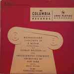 Cover of Concerto In E Minor For Violin And Orchestra Op. 64, , Vinyl