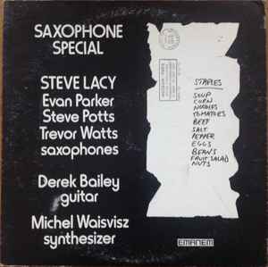 Steve Lacy – Saxophone Special (1975, Vinyl) - Discogs