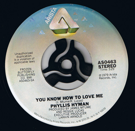 Phyllis Hyman - You Know How To Love Me | Releases | Discogs