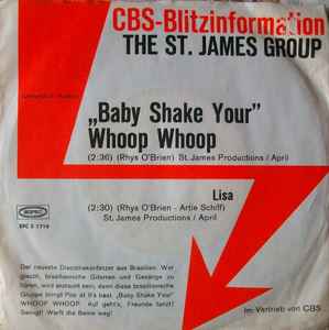 The St. James Group - "Baby Shake Your" Whoop Whoop  album cover