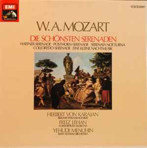 Wolfgang Amadeus Mozart - Die Schönsten Serenaden Album-Cover