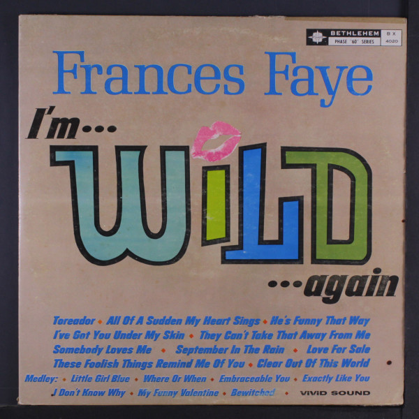 Frances Faye – I'm Wild Again (1955, Vinyl) - Discogs