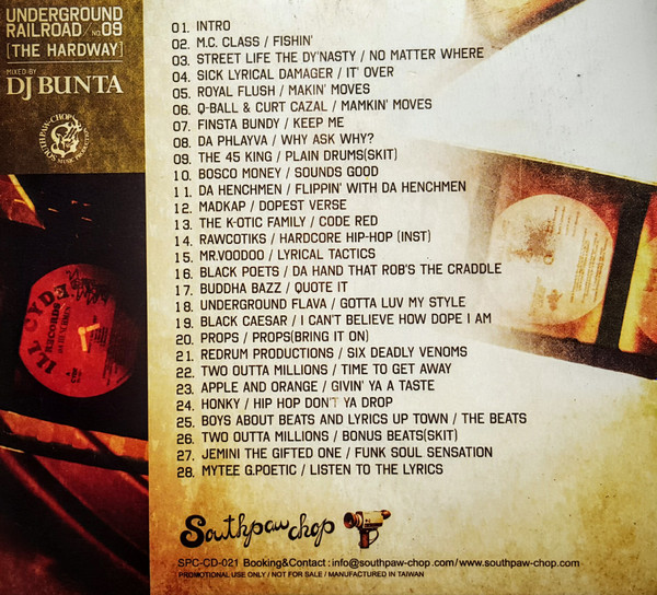 Album herunterladen DJ Bunta - Underground Railroad 9 The Hardway