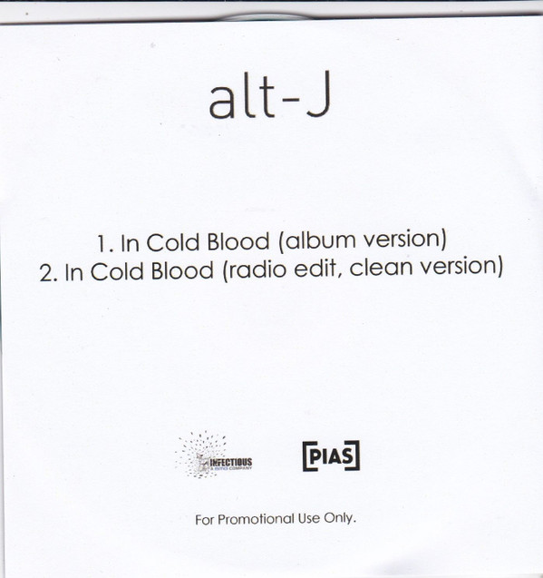 last ned album AltJ - In Cold Blood
