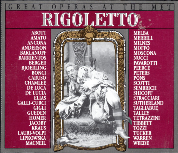 2022年秋冬新作 □Verdi リゴレット□fontana RIGOLETTO・ヴェルディ