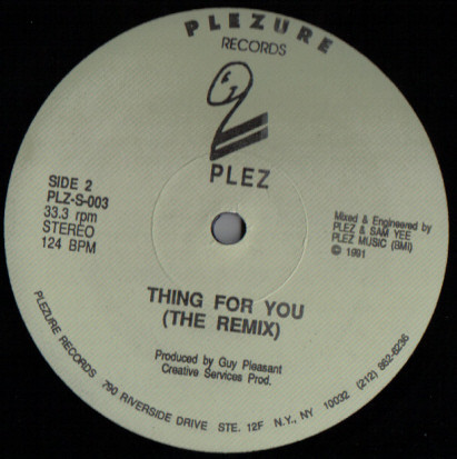 descargar álbum Plez - Thing For You