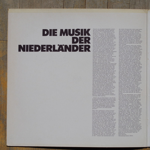 baixar álbum David Munrow, The Early Music Consort Of London - Musik Der Niederländer Folge 2 Instrumentalsätze 5 Sätze aus Messen