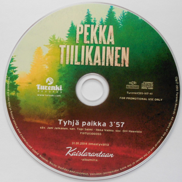 Album herunterladen Pekka Tiilikainen - Tyhjä Paikka