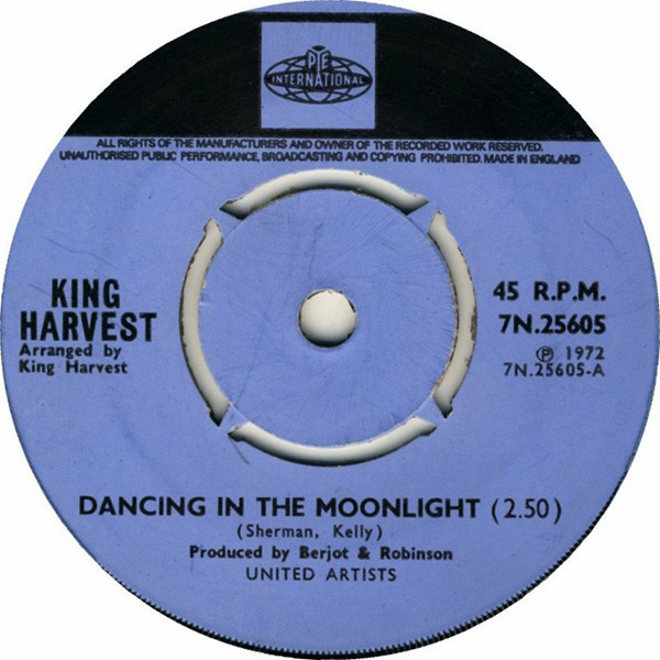 King Harvest - Dancing In The Moonlight | Releases | Discogs