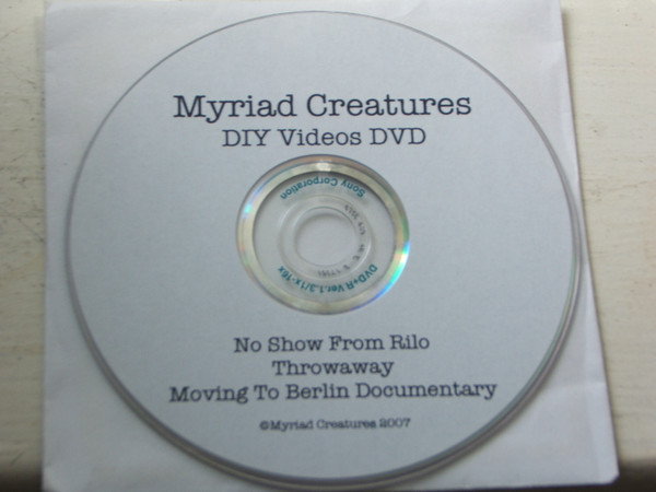 descargar álbum Myriad Creatures - DIY Videos DVD